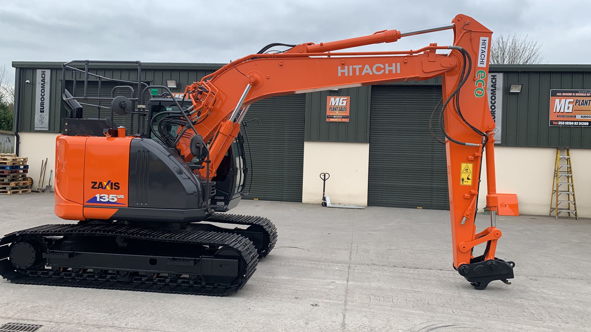 2020 Hitachi ZX135us-6 For Sale - MG Plant & Machinery Sales LTD